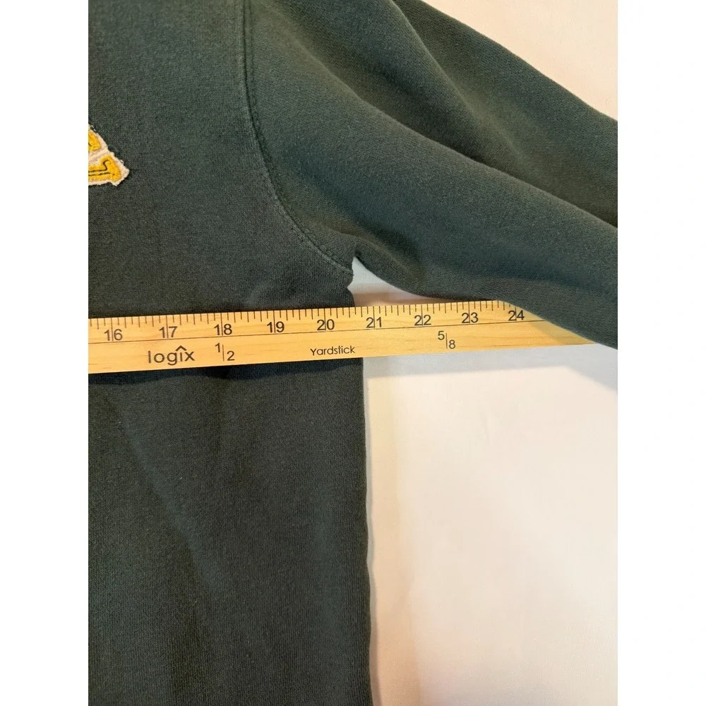 Vintage Green Bay Packers Hoodie Sweatshirt Men's L NFL Team Apparel Green